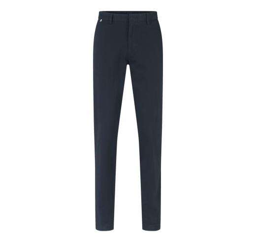 BOSS Pantalone Uomo Chino Slim Fit In Gabardine Di Cotone Elasticizzato 50505392 Colore Blu scuro