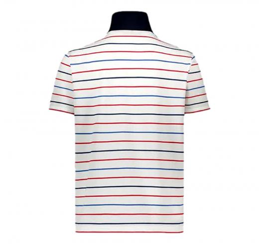 PAUL SHARK Polo Uomo Rigata In Cotone Organico 24411292 Colore Bianco a Righe Multicolore
