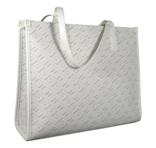 GAELLE PARIS Borsa Donna Maxi Shopper Ecopelle Saffiano GAACW00092 Colore Bianco
