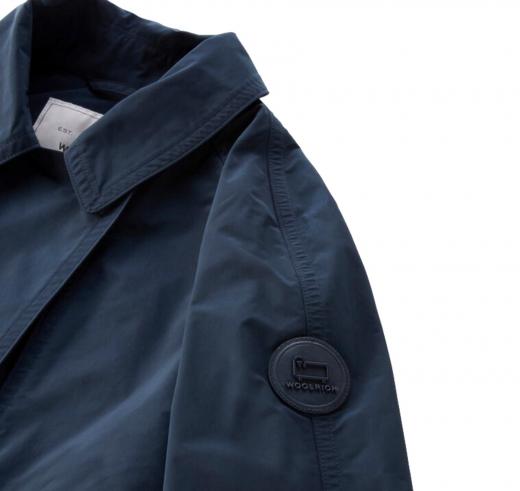 WOOLRICH Trench Donna Monopetto Idrorepellente CFWWOU0786FRUT3128 Colore Blu