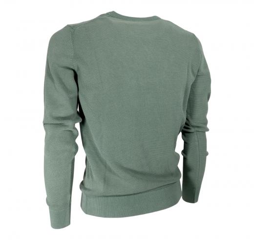 AERONAUTICA MILITARE Maglia Uomo Girocollo In Cotone Punto Riso MA1394 Colore Verde