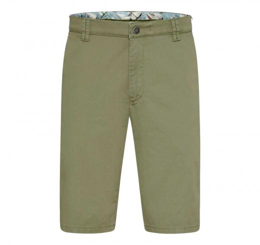 MEYER CHINO Bermuda da Uomo Perfect Fit Modello B-Palma 1-3011/26 Colore Oliva