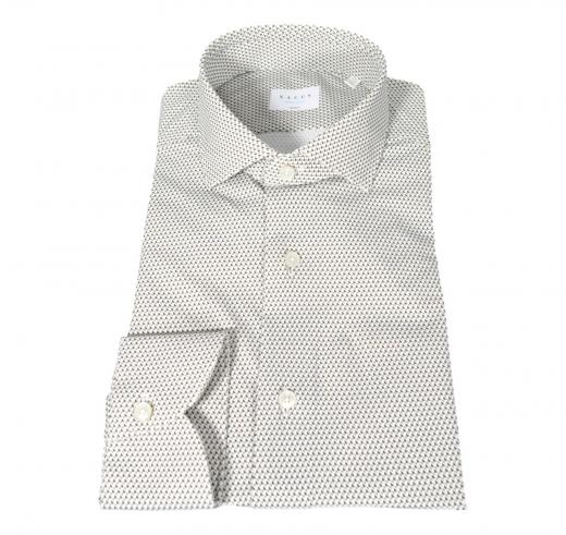XACUS Camicia Uomo Tessuto Tecnico Active Slim Fit 61628002 Colore Microfantasia green