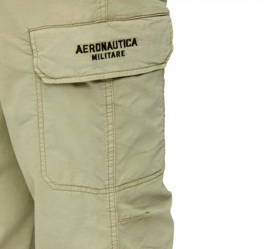AERONAUTICA MILITARE Pantalone Uomo Con Tasconi Laterali in cotone e lyocell  241PA1602CT3343 Colore Verde Salvia