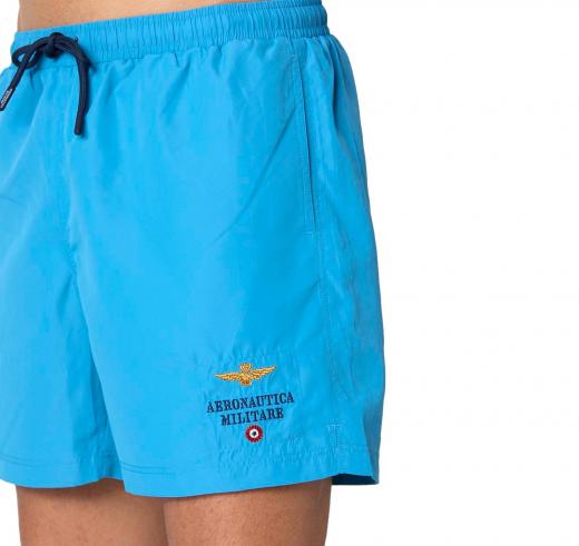 AERONAUTICA MILITARE Costume Uomo Con Logo Ricamato 241BW220CT2967 Colore Azzurro