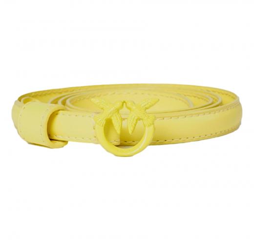 PINKO Cintura Donna Love Berry Belt H1 Color Block Colore Giallo H85B