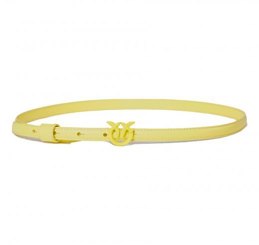 PINKO Cintura Donna Love Berry Belt H1 Color Block Colore Giallo H85B