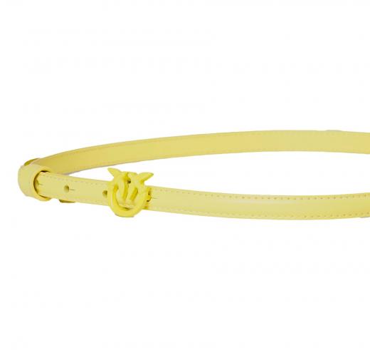 PINKO Cintura Donna Love Berry Belt H1 Color Block Colore Giallo H85B