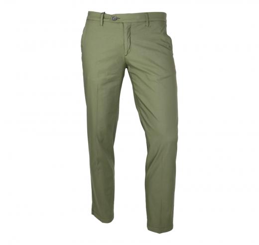 RH RES HOMINE Pantalone Uomo Elasticizzato Modello Thomas C TA03 P/E Colore Verde