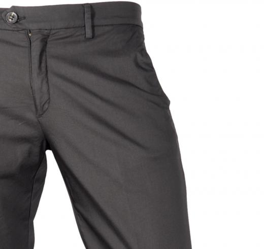 RH RES HOMINE Pantalone Uomo Elasticizzato Modello Thomas C TA03 P/E Colore Nero