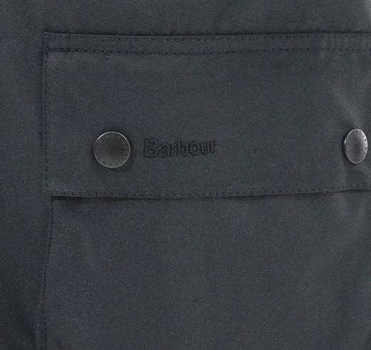 BARBOUR Giacca Da Uomo Cerata Modello Ashby MWX0339BK72 Colore Classic Black