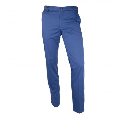 MEYER Pantalone Uomo Golf Chino Modello Augusta Perfect Fit 1-8120/25 Bluett