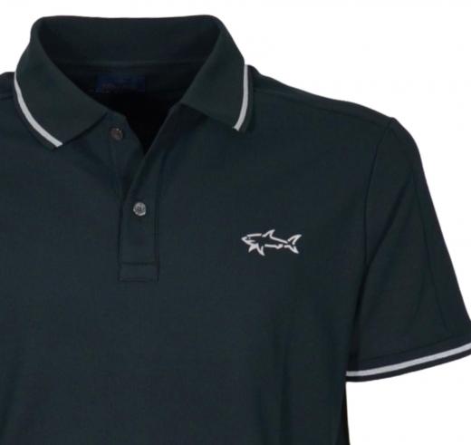 PAUL & SHARK Polo Uomo In Pique' Con Squalo Reflex 24411312 Colore Nero