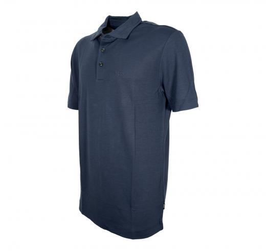 BOSS Polo Uomo in lyocell Con Logo Ricamato 50508830 Colore Blu