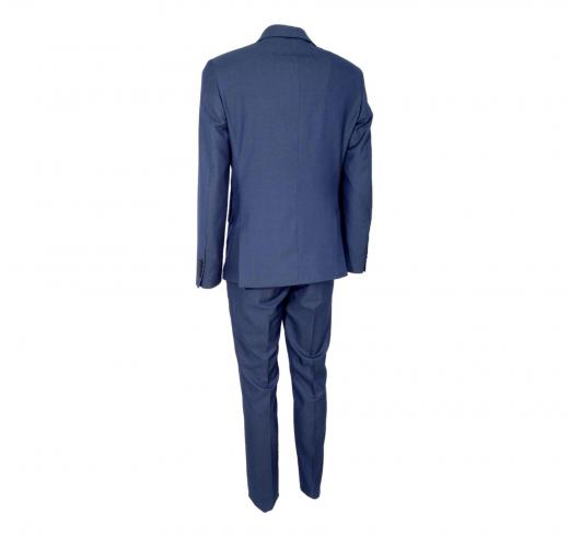 ALESSANDRO GILLES Abito Uomo Extra Slim Made ART. A300 0015 Blu PUNTASPILLO