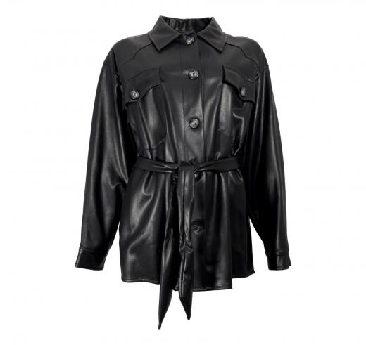 LISA KOTT Giacca Donna In Similpelle LK2052 Colore Nero