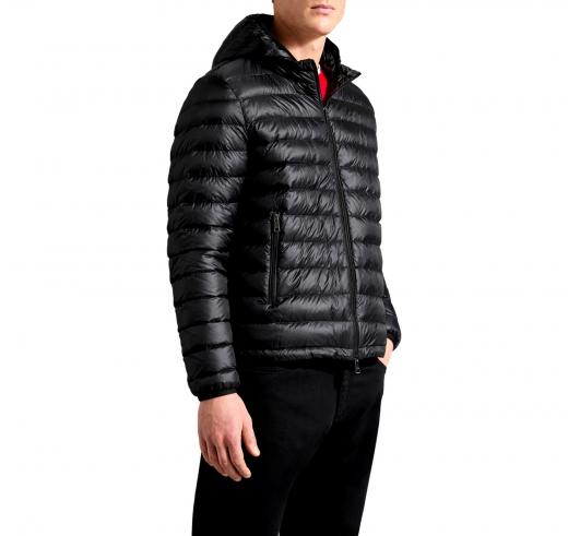 PAUL SHARK Giubotto Uomo In Piuma Ultralight Con Cappuccio Staccabile C0P2008 Colore Nero