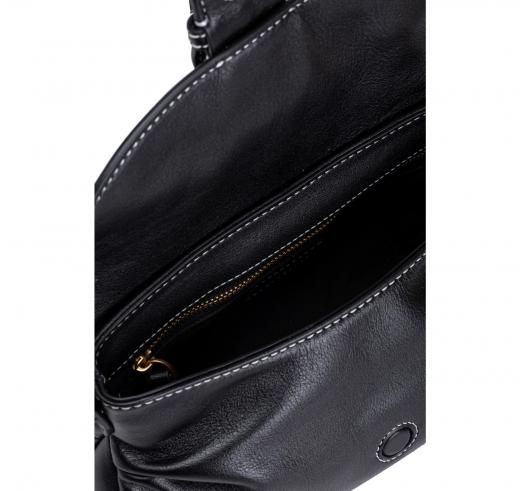 PINKO Borsa Donna Jolene Shoulder Mini Con Tracolla In Metallo Z99Q Colore Nero
