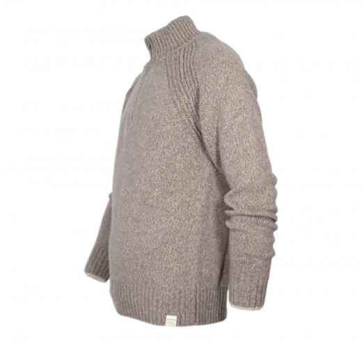 PAUL SHARK Maglione Uomo Collo Alto Con Mezza Zip 14311128 Colore Beige Melange