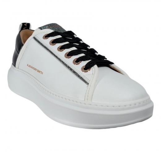 ALEXANDER SMITH Sneakers Donna Wembley wyw0066 Colore White Black