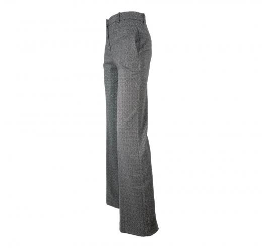 KAOS Pantalone Donna A Palazzo Tessuto Lurex QI1CO068 Colore Nero