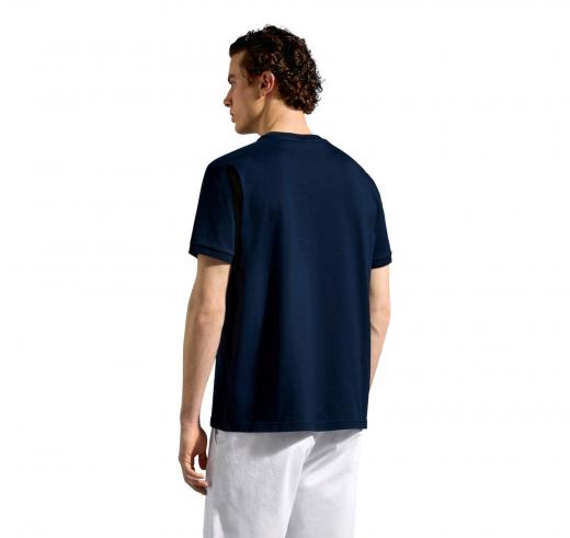 PAUL SHARK T Shirt C0P1096 in cotone organico con logo Colore Blu