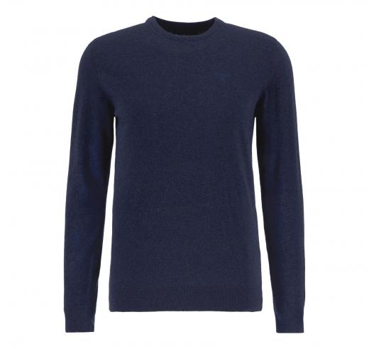 BARBOUR Maglia Girocollo Uomo Lana D'Agnello MKN0345NY71 Navy Elegante Casual