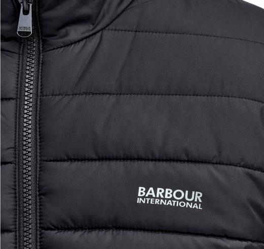 BARBOUR INTERNATIONAL Giacca Uomo Trapuntata Ledley MQU1820BK11 Nero Casual Elegante