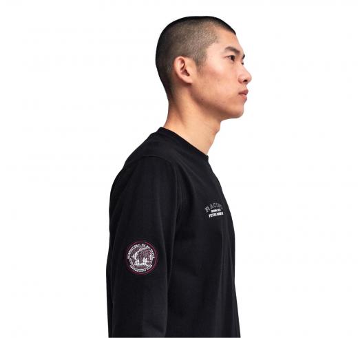 BARBOUR INTERNATIONAL T shirt Uomo Steve McQueen 60° Anniversario MTS1375BK11 Nero Casual