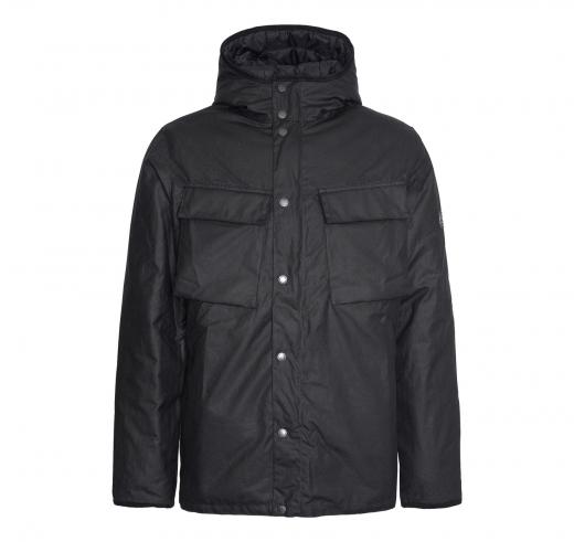 BARBOUR INTERNATIONAL Giacca Cerata Uomo Longwell MWX2382BK71 Nero Elegante Casual
