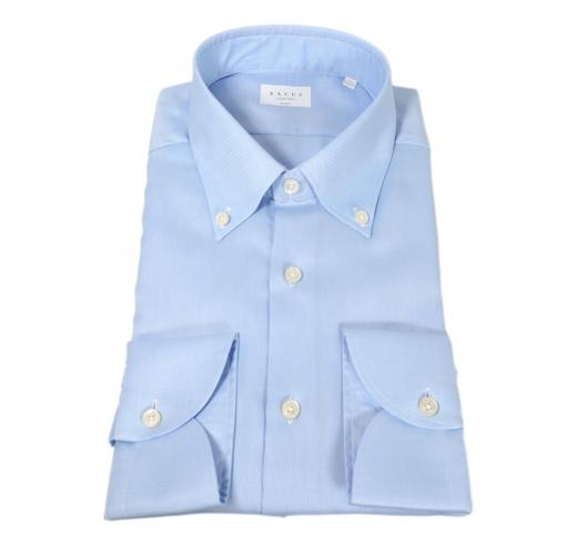 XACUS Camicia Collo Button Down Oxford Travel Shirt 11806003 Colore Celeste