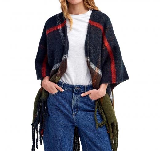 BARBOUR Scialle Donna LSC0353TN12 Isla Boucle Serape Classic  One Size