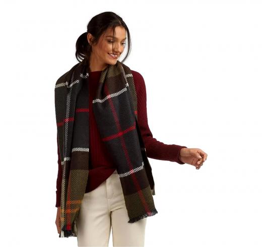 BARBOUR Sciarpa Donna Blair Tartan LSC0308TN11 Colore Classic Tartan