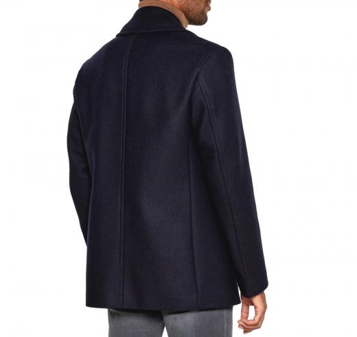 BOSS Giaccone Doppiopetto Uomo Modello Picoat H-Clay-Pcoat-244 50527932 Blu