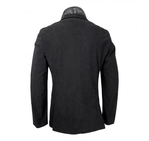 BOSS Giacca Uomo Slim Fit In Velluto A Coste Elasticizzato P-Hanry-Bib-N-244 -50527900 Colore Nero