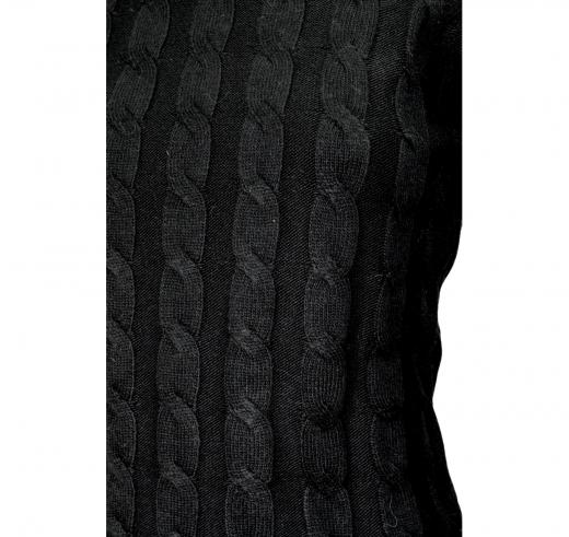 CASHMERE COMPANY Dolcevita Donna Treccia 99 ID203114 Cashmere e Lana Nero