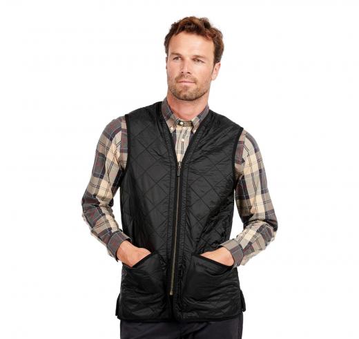 Barbour Gilet Uomo Polarquilt Waistcoat Zip MLI0002BK91 Colore Nero