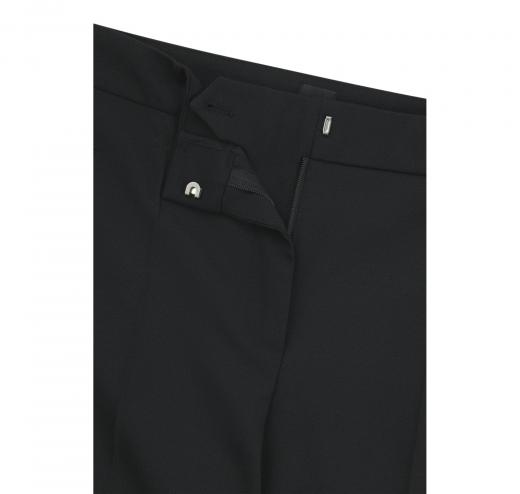 BOSS Pantalone Donna Svasati Regular Fit In Twill Di Misto Lana Talia Long 50524051 Colore Nero