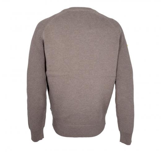 BOSS Maglione Uomo Regular Fit In Materiali Misti Con Polsini A Coste H-Ematero 50526864 Colore Mud