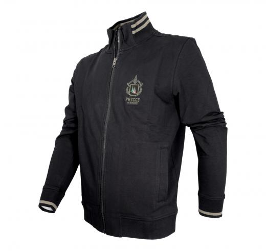 AERONAUTICA MILITARE Felpa Uomo Con Zip Frecce Tricolori FE1955F459 Colore Nero