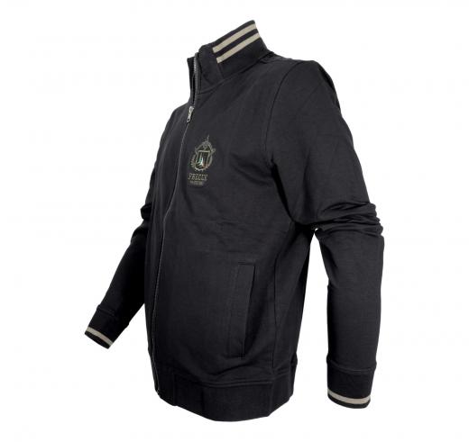 AERONAUTICA MILITARE Felpa Uomo Con Zip Frecce Tricolori FE1955F459 Colore Nero