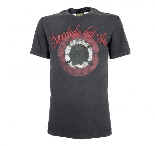 AERONAUTICA MILITARE T-Shirt Uomo Squadriglia Degli Assi TS2210 Colore Nero