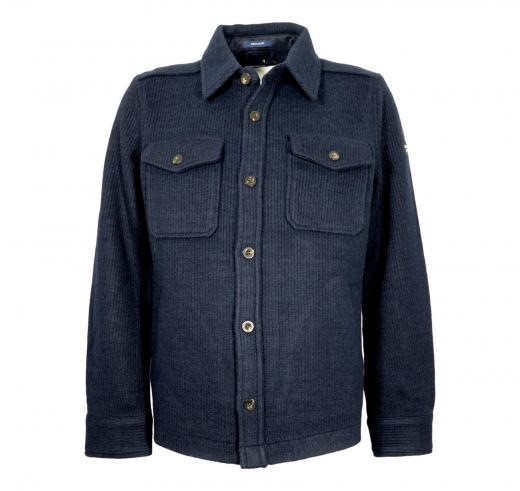 AERONAUTICA MILITARE Giacca Camicia Uomo 242AC027L540 Colore Blu