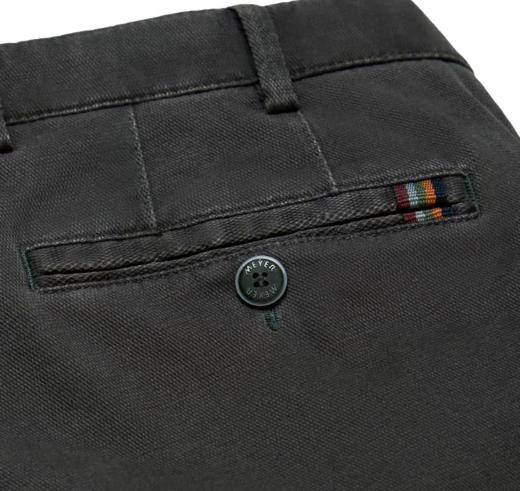 MEYER Pantalone Uomo Oslo Flex Micro Fantasy Modern Fit 2-5618/08 Colore Grigio Scuro