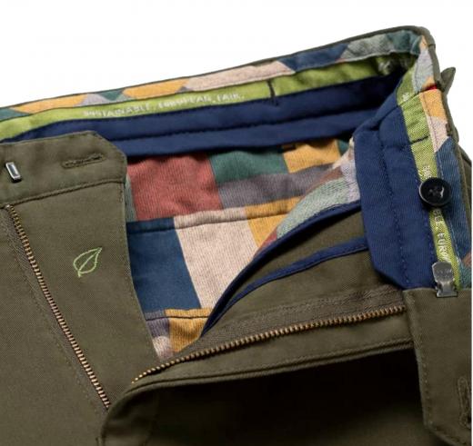 MEYER Pantalone Uomo Rio Flex Dream Finish Modern Fit 2-3552/25 Colore Verde Oliva