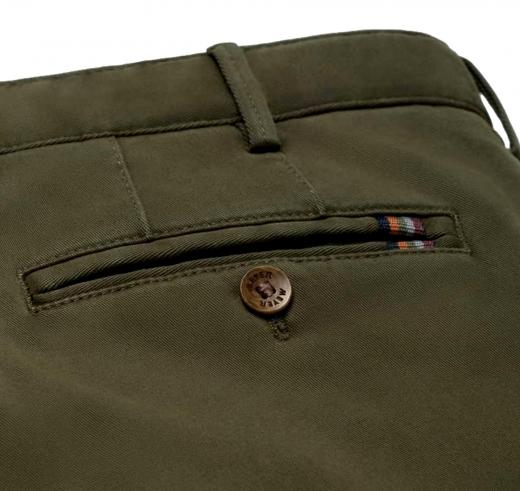 MEYER Pantalone Uomo Rio Flex Dream Finish Modern Fit 2-3552/25 Colore Verde Oliva