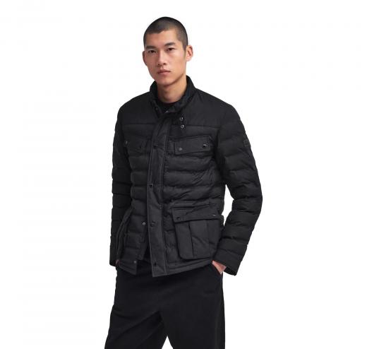 BARBOUR INTERNATIONAL Piumino Uomo Walded Ariel MQU1827BK11 Nero Casual Elegante