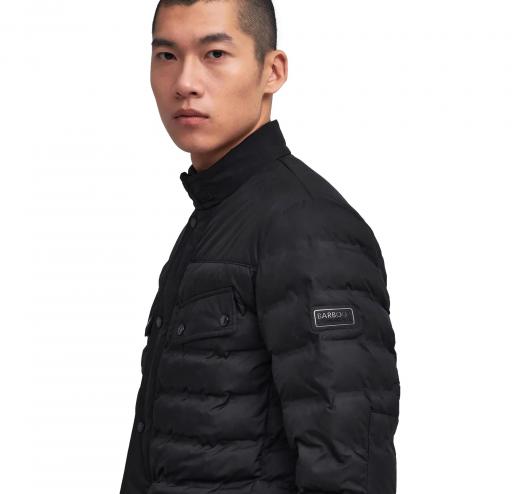 BARBOUR INTERNATIONAL Piumino Uomo Walded Ariel MQU1827BK11 Nero Casual Elegante