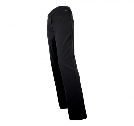 KAOS Pantalone Donna Gamba Dritta Con Elastico QI1CO023 Colore Nero