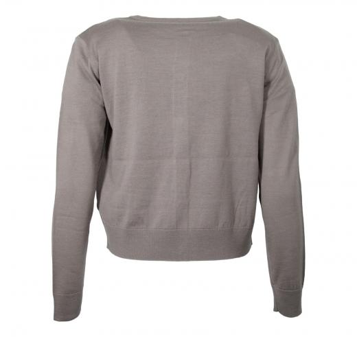 KAOS Completo Donna Maglia Aperta Con T-shirt Manica Corta QI1NT002 Colore Tortora